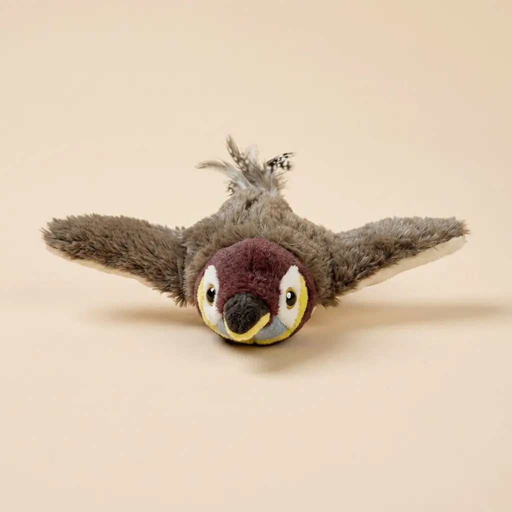 jouet oiseau pour chat avec plumes et effet réaliste pour stimuler le jeu