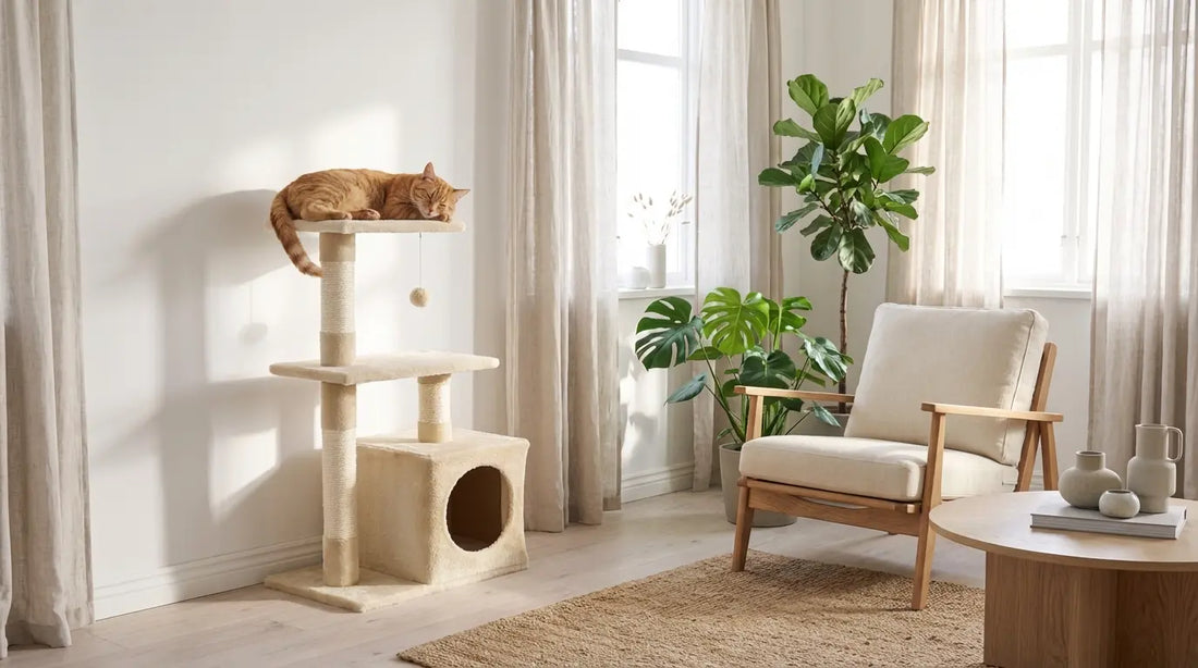 Arbre à chat beige : bonne idée pour un intérieur moderne ?