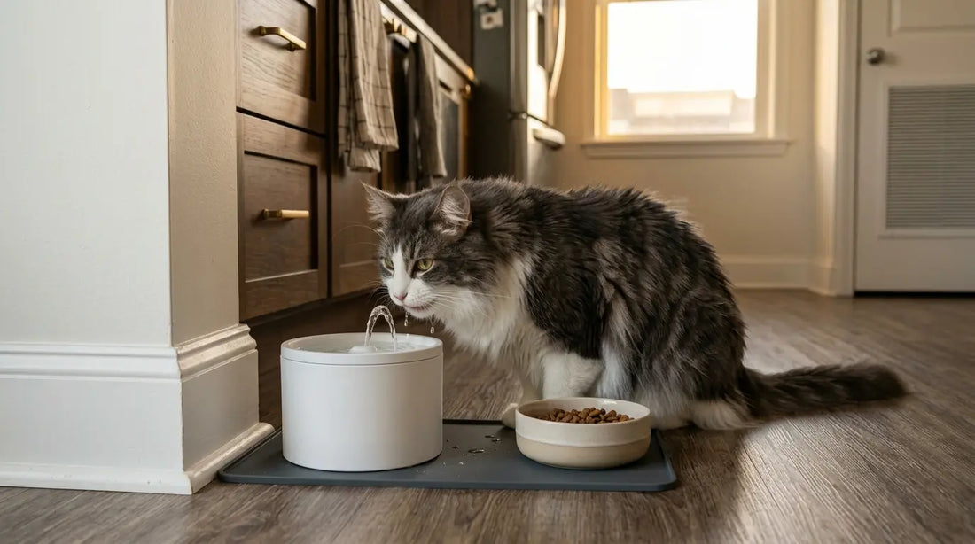 Mon chat ne boit pas assez ? 7 conseils pour l'hydrater cet été