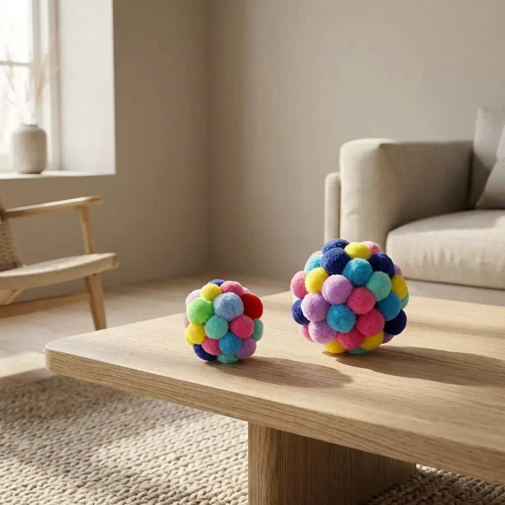 Balle interactive chat design pour jeu intérieur