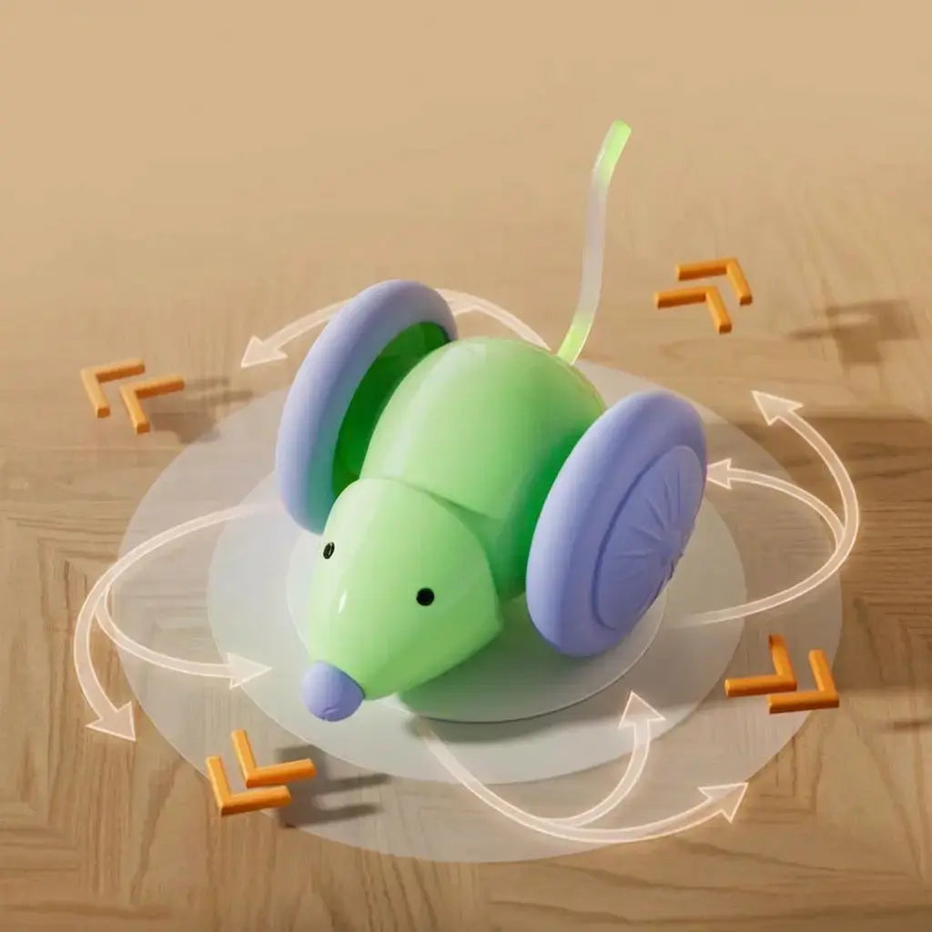 jouet robot chat qui se déplace automatiquement avec mouvement aléatoire