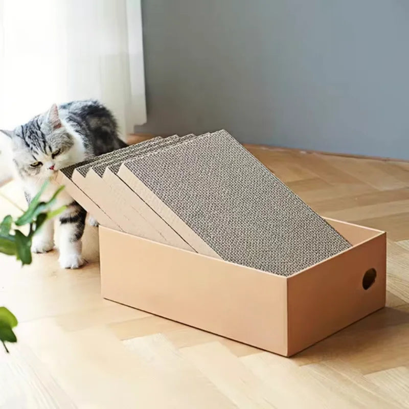 Griffoir chat carton – Son meuble à lui, pas le vôtre