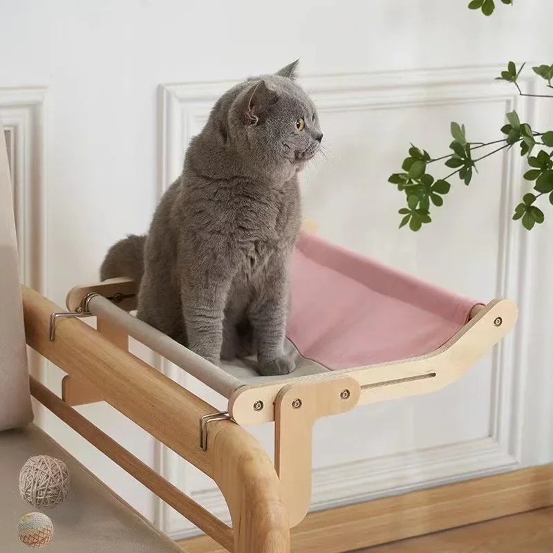 Hamac chat suspendu meubles – S'accroche là où il traîne déjà