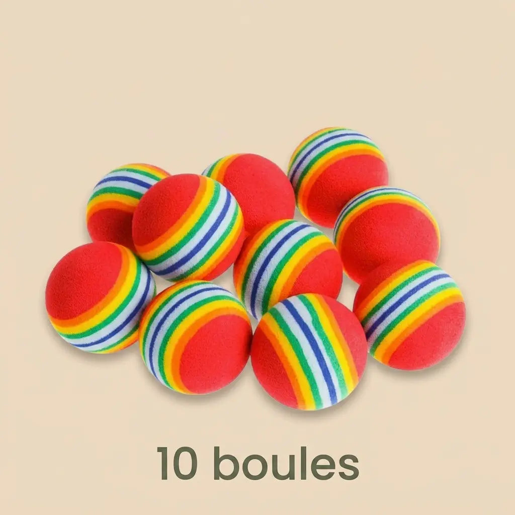 boule pour chat lot 10 balles