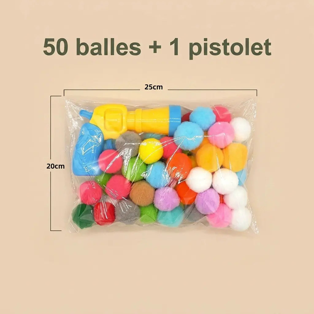 cadeau pour chat 50 balles jouet
