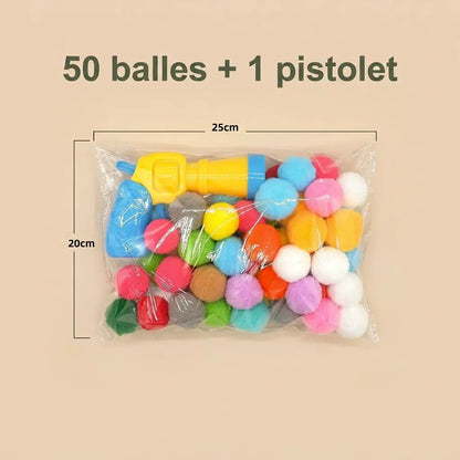 cadeau pour chat 50 balles jouet
