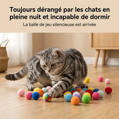 cadeau pour chat balles silencieuses

