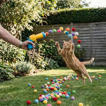 chat joue cadeau pour chat balles
