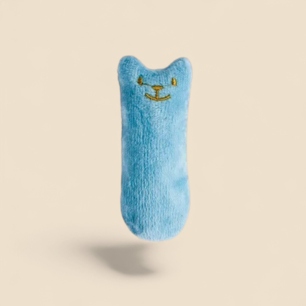 Doudou pour chaton peluche bleue douce, jouet confortable pour chatons