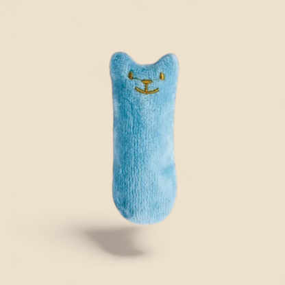 Doudou pour chaton peluche bleue douce, jouet confortable pour chatons