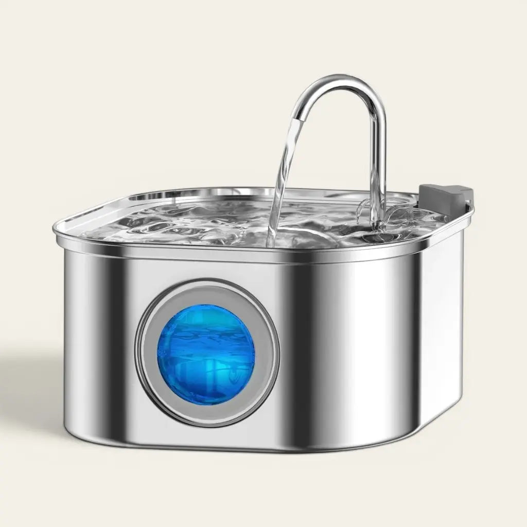 Filtre de rechange pour distributeur d'eau automatique en acier inoxydable de 3,2 litres pour chat