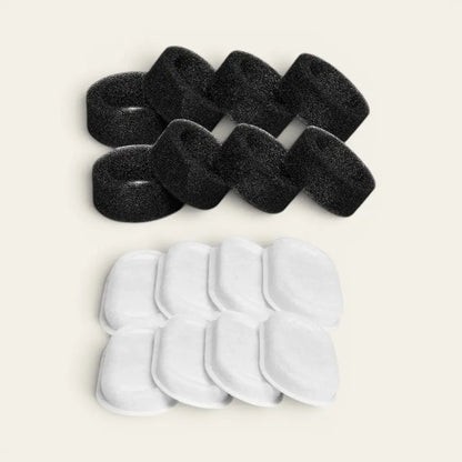 Pack de 8 filtres pour fontaine à eau en acier inoxydable avec mousses filtrantes de remplacement compatibles Felyxcat