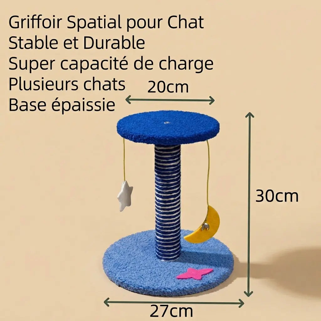 grattoir pour chat avec colonne stable et base épaisse
