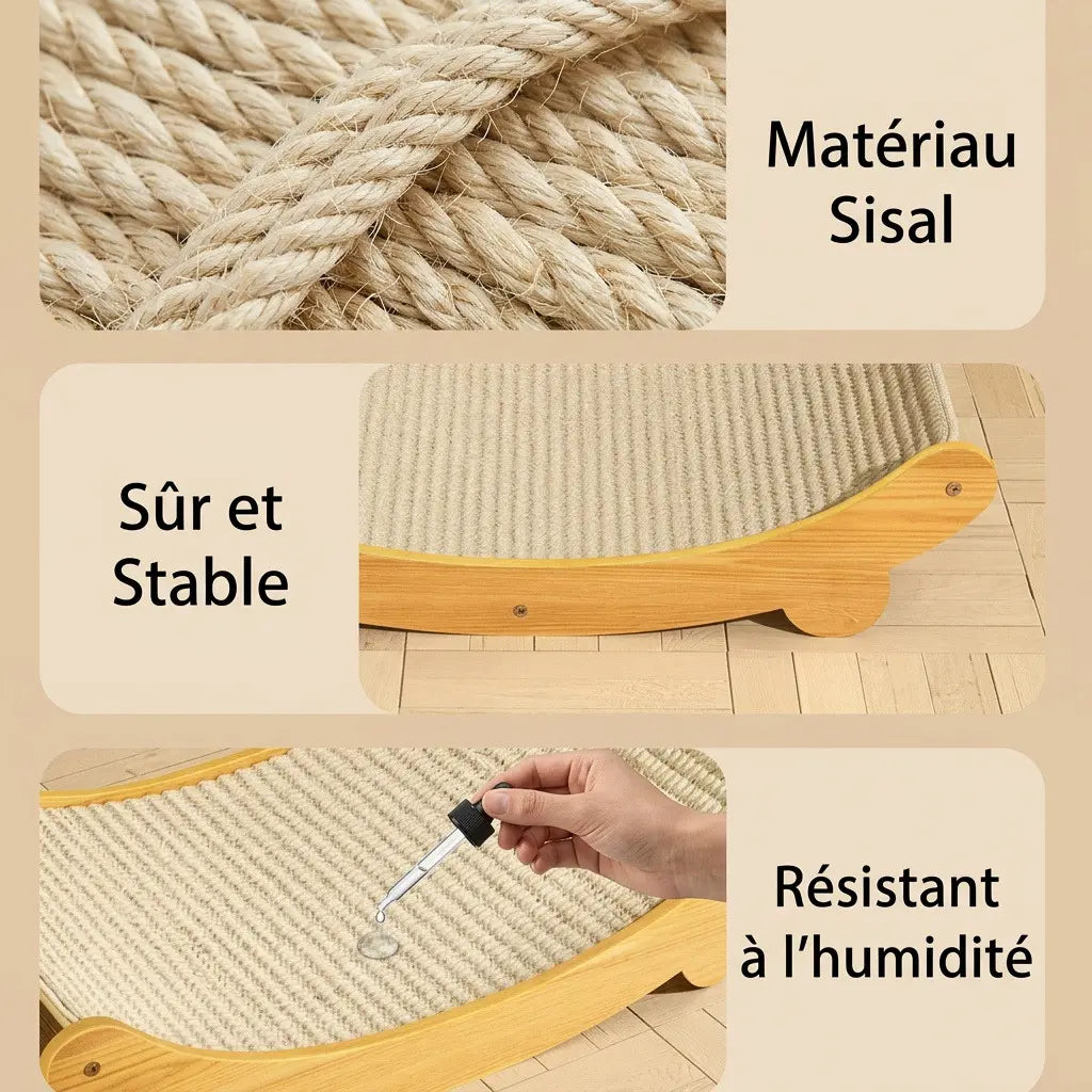 corde en sisal naturelle utilisée pour grattoir sisal pour chat résistant