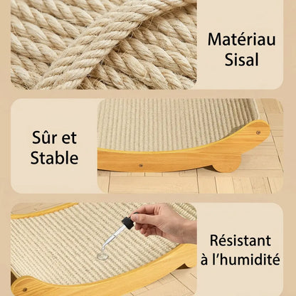 corde en sisal naturelle utilisée pour grattoir sisal pour chat résistant