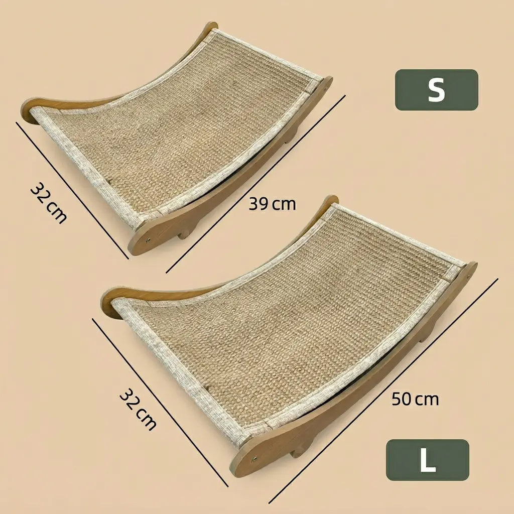 grattoir sisal pour chat tailles S et L adapté à tous les chats
