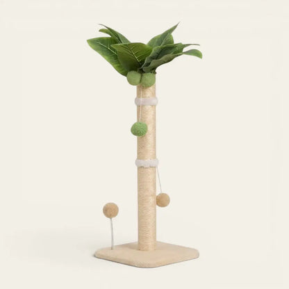 Griffoir arbre à chat design palmier pour chat d'intérieur avec poteau à griffer