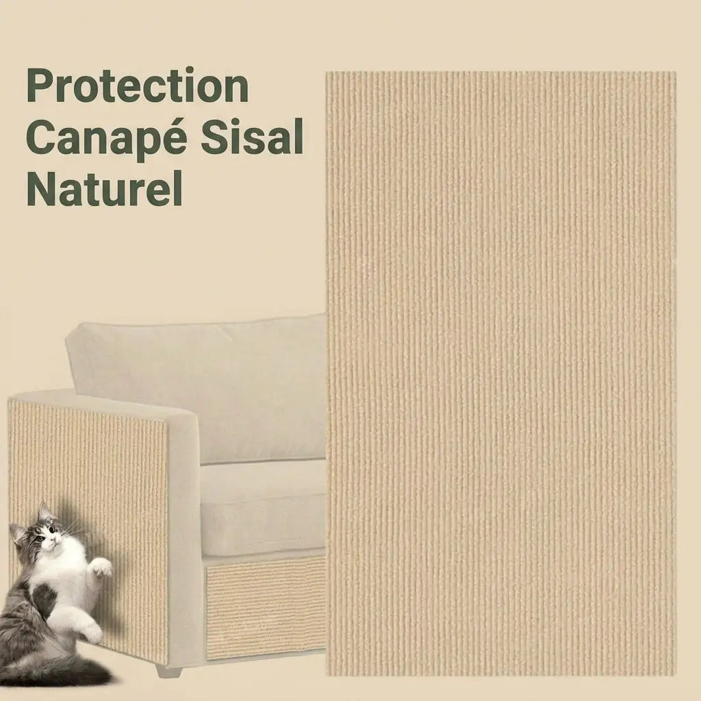 griffoir canapé naturel en sisal pour protéger les meubles