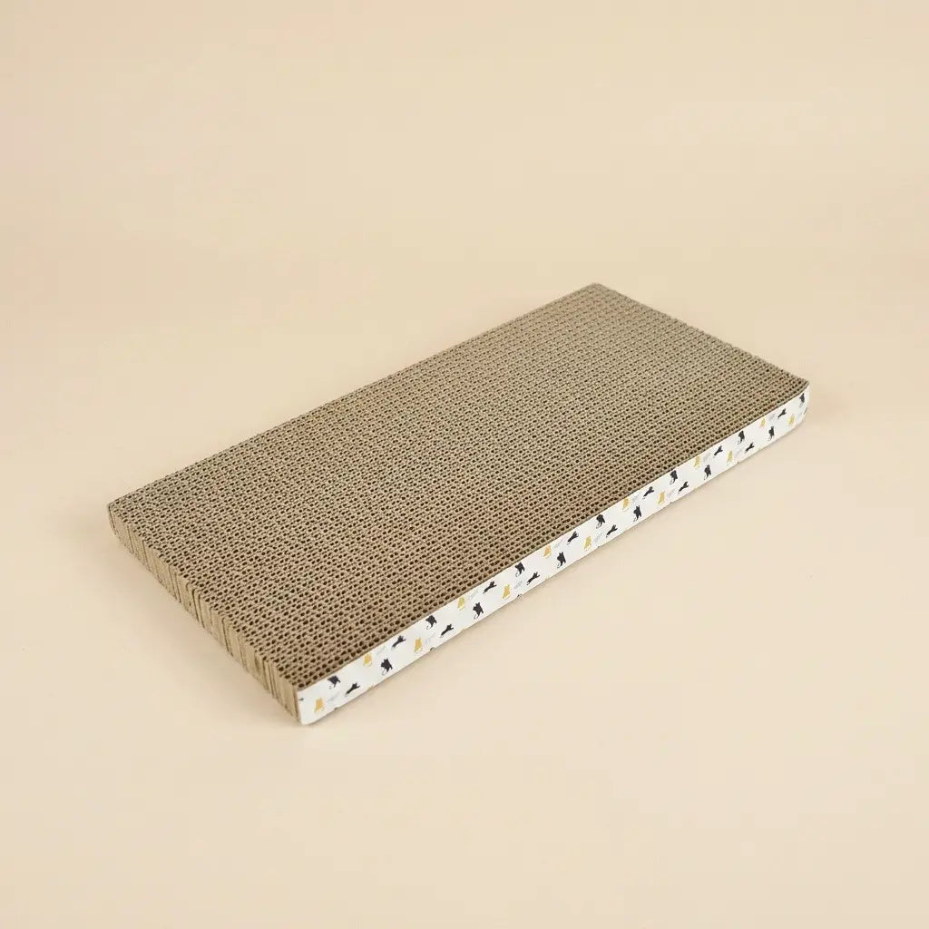 griffoir chat carton plat long résistant pour griffes