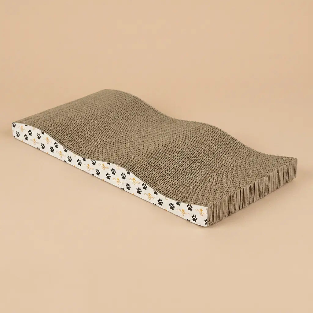 griffoir chat carton ondulé forme vague ergonomique
