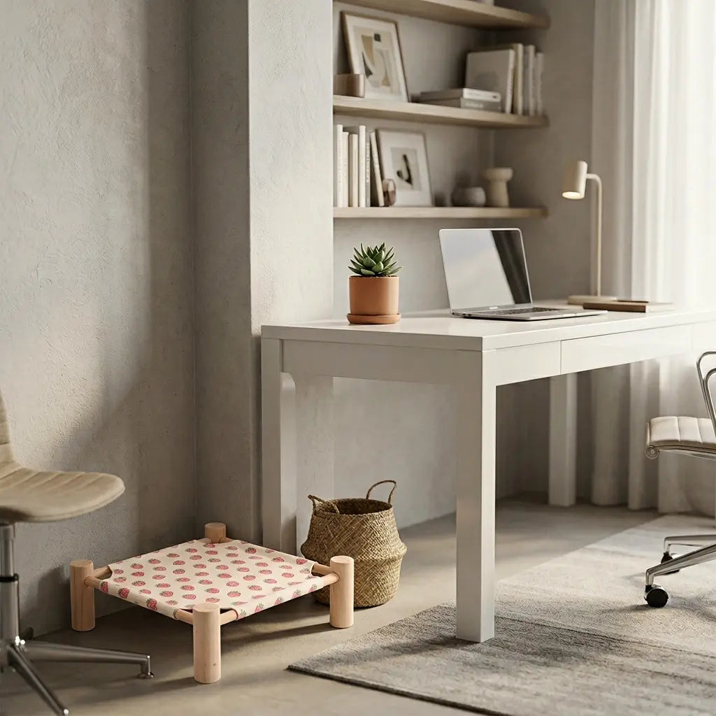 hamac chat sur pied interieur maison bureau design
