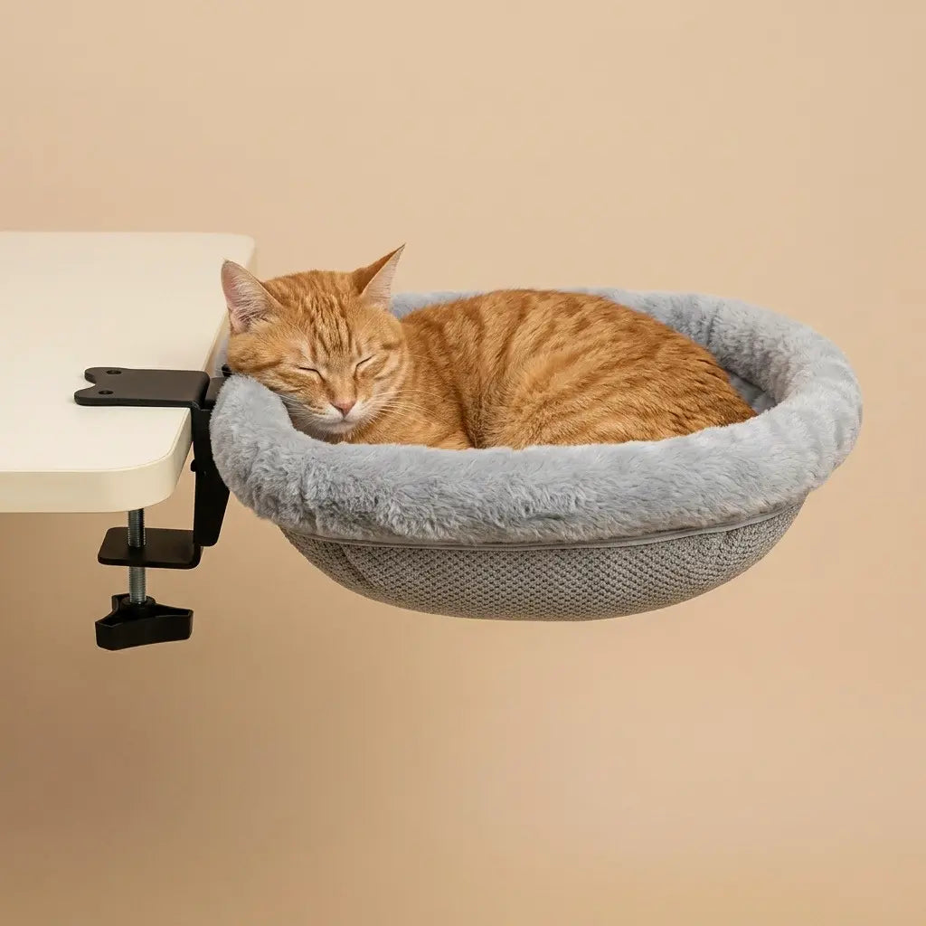 hamac chat suspendu pour bureau pliable
