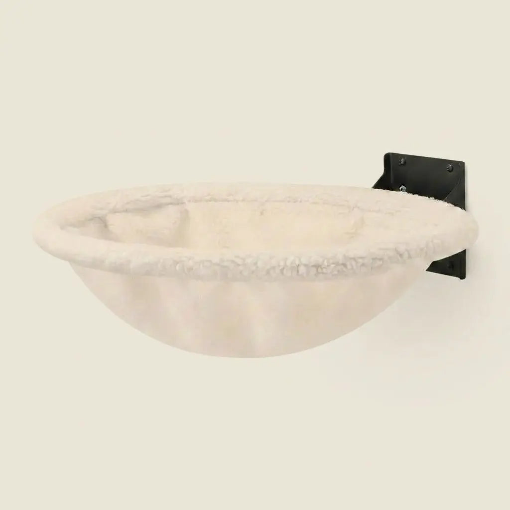 hamac chaton mural blanc doux confortable pour chat