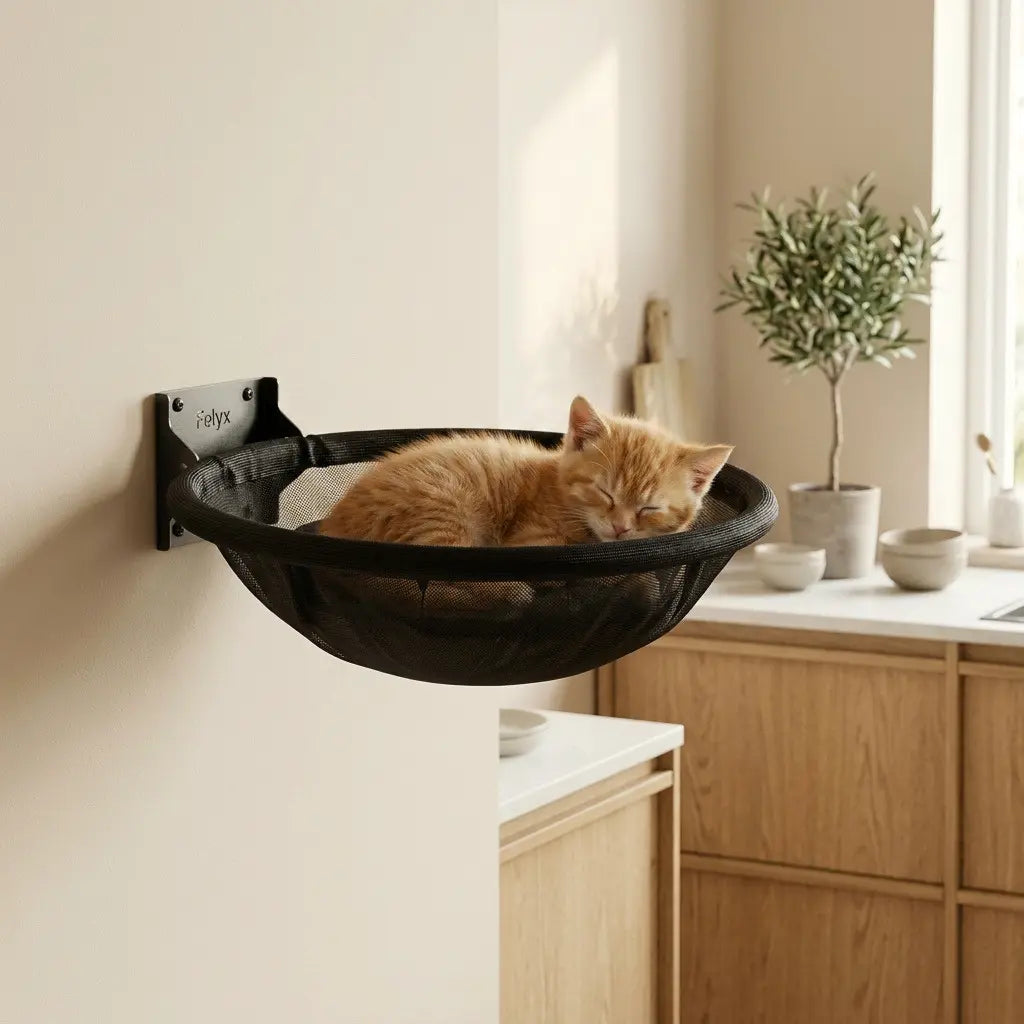 hamac chaton mural confortable pour dormir
