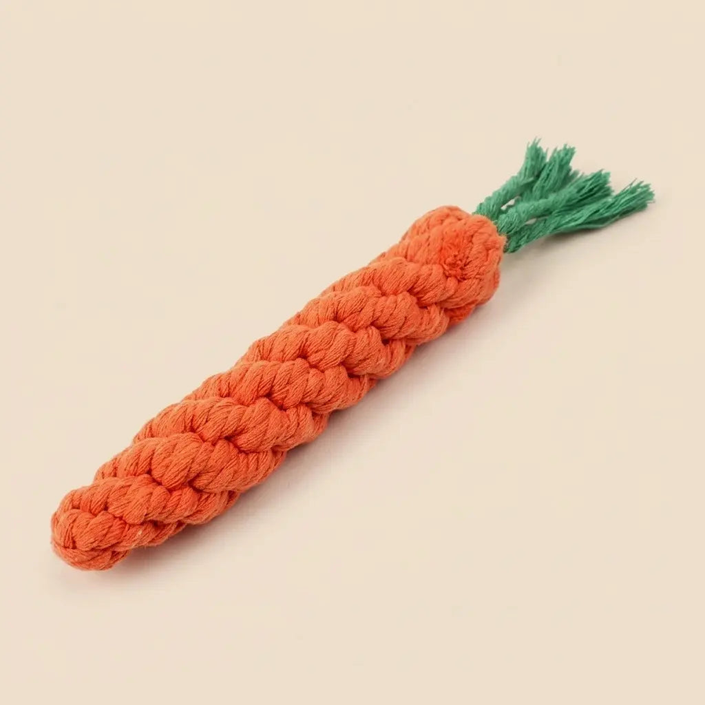 corde orange jeux chaton coton
