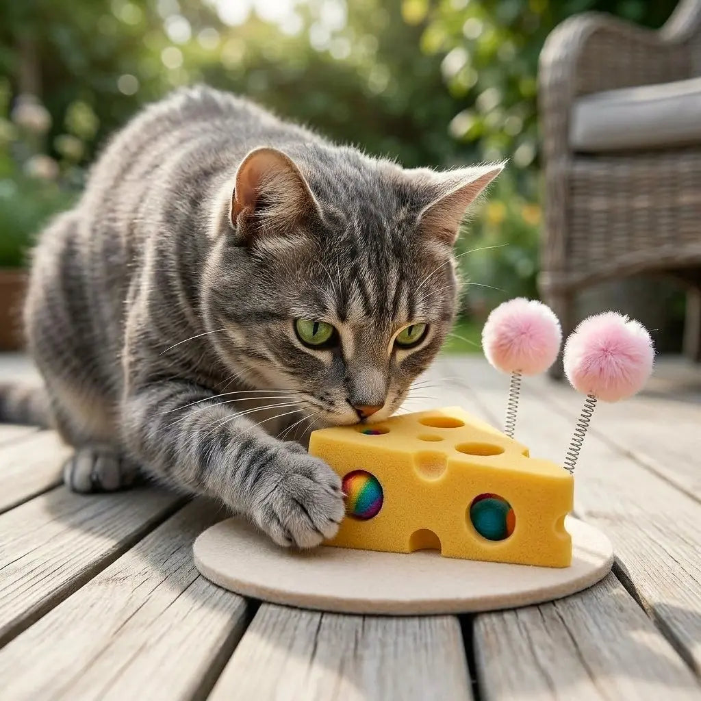 jouet automatique pour chat exterieur interactif
