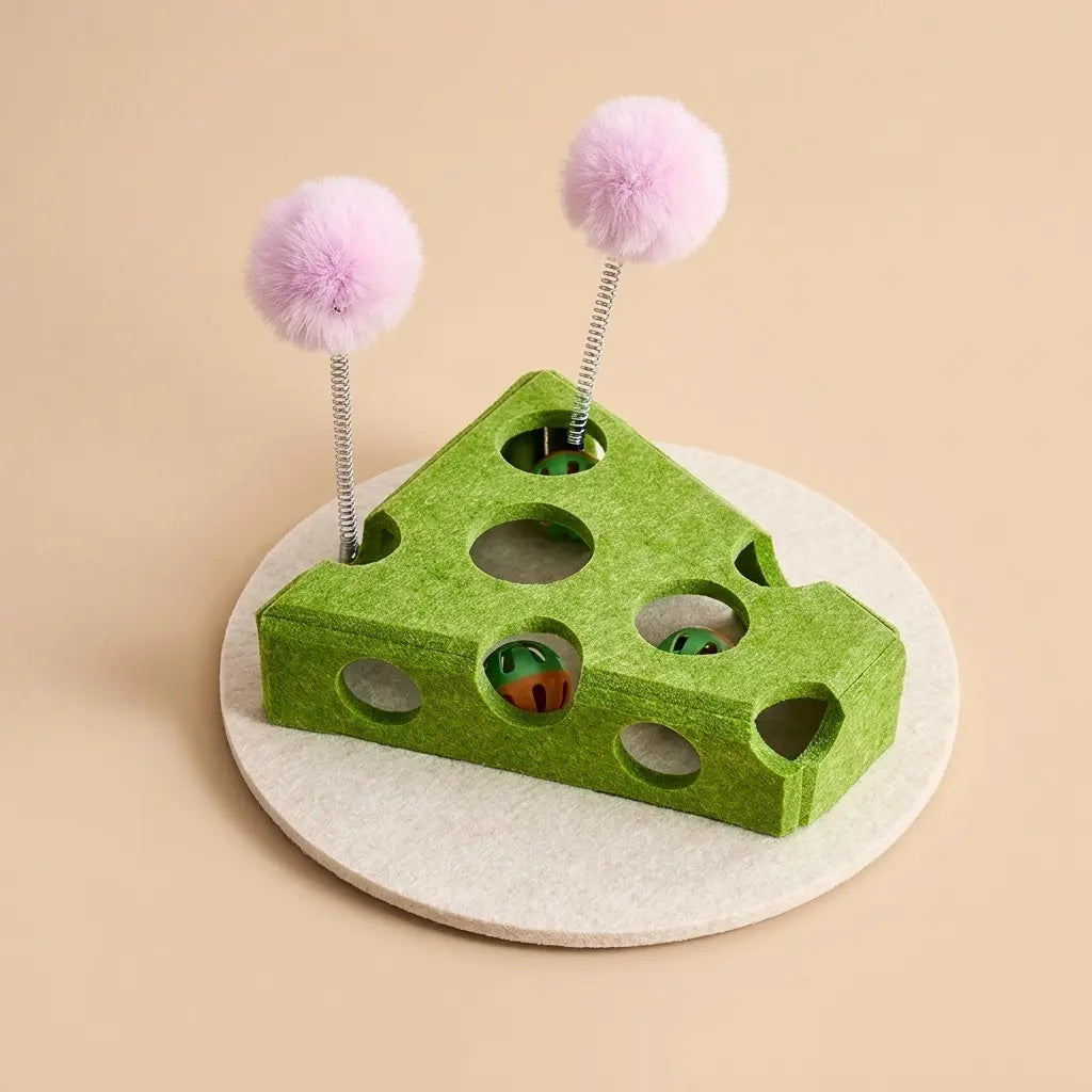 jouet automatique pour chat plume interactive
