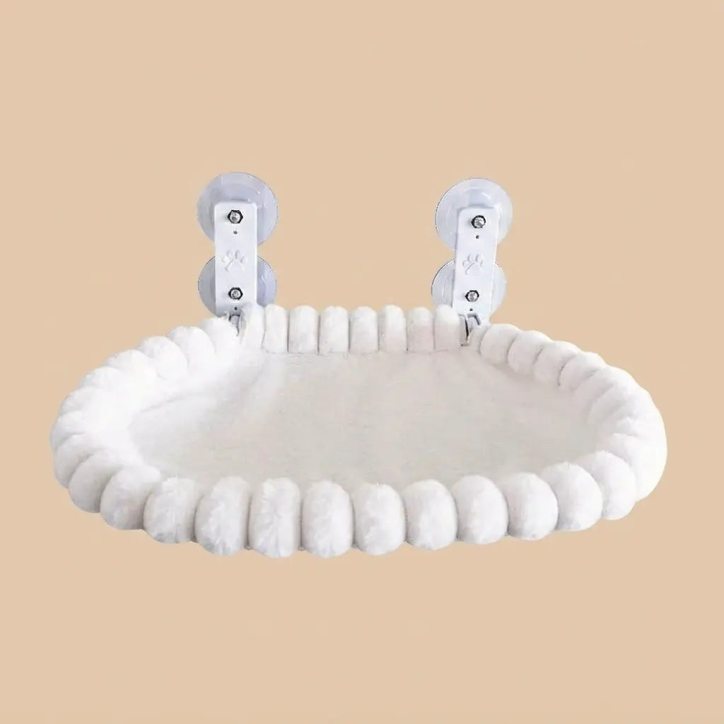 lit pour chat suspendu a fixer sur fenetre avec structure stable et matiere douce pour le confort