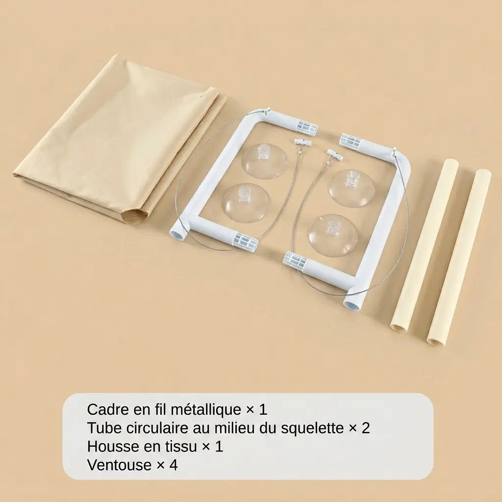 perchoir fenetre pour chat kit complet ventouse cadre metal housse tissu installation facile