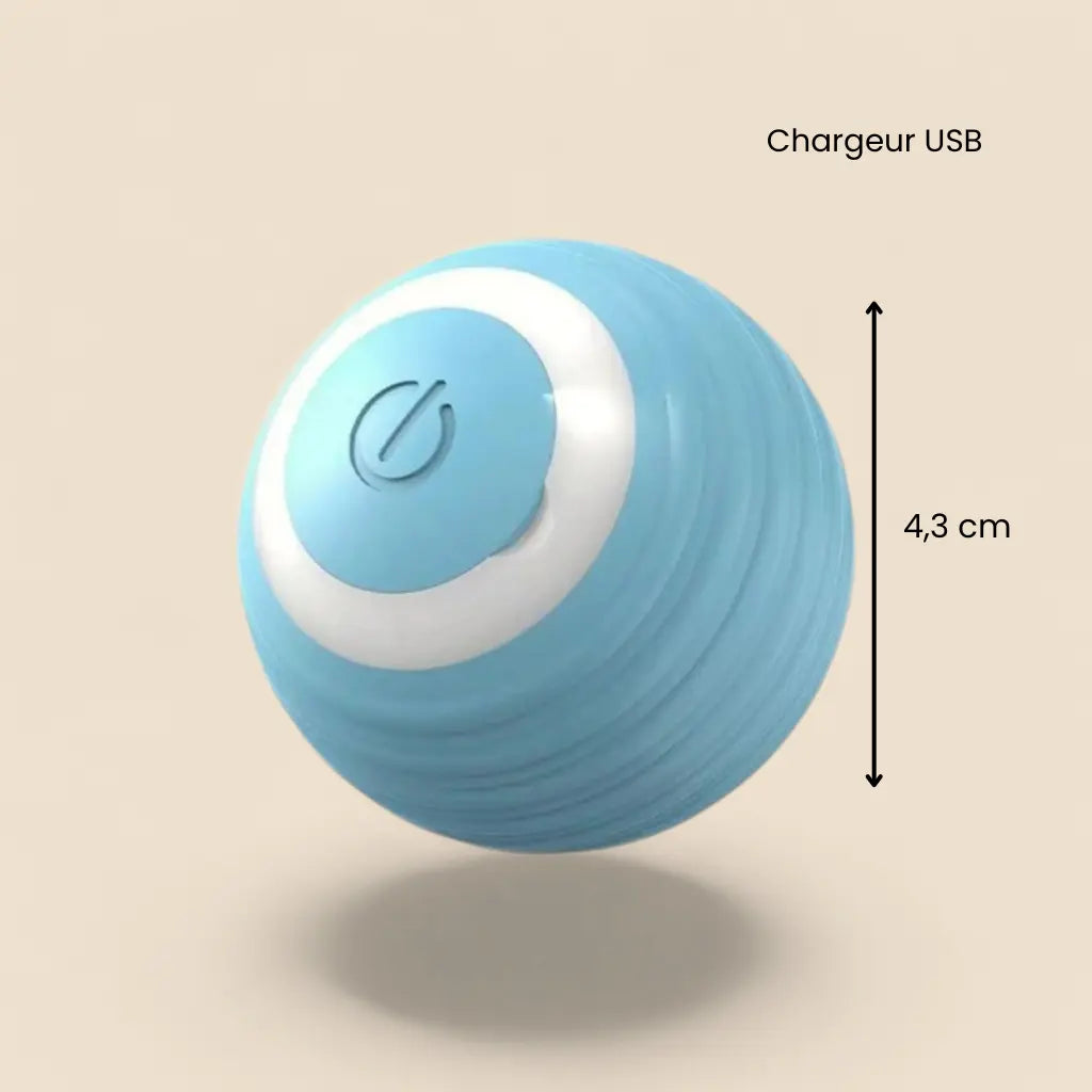 smart ball chat compacte de 4,3 cm idéale pour jouer seul et stimuler le chat