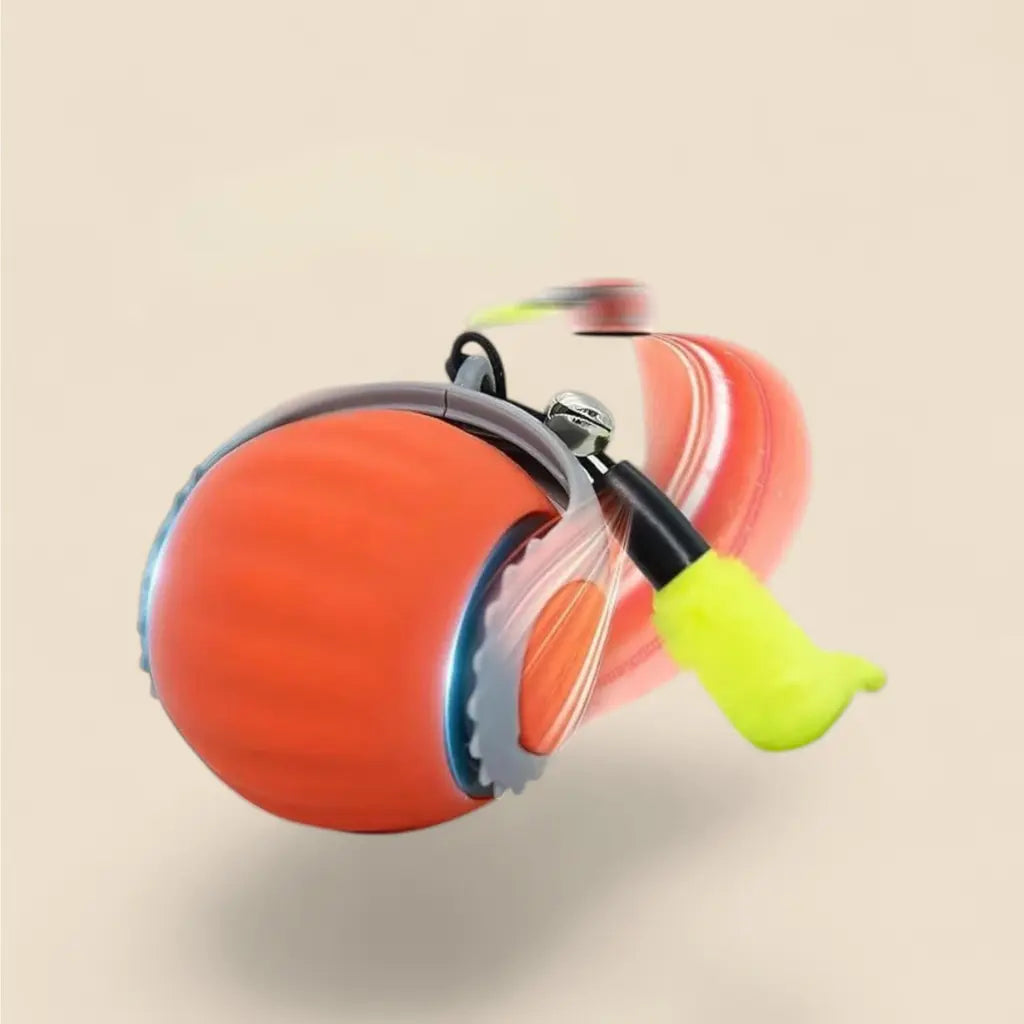 smart ball chat en mouvement automatique avec plume pour stimuler l’instinct de chasse du chat
