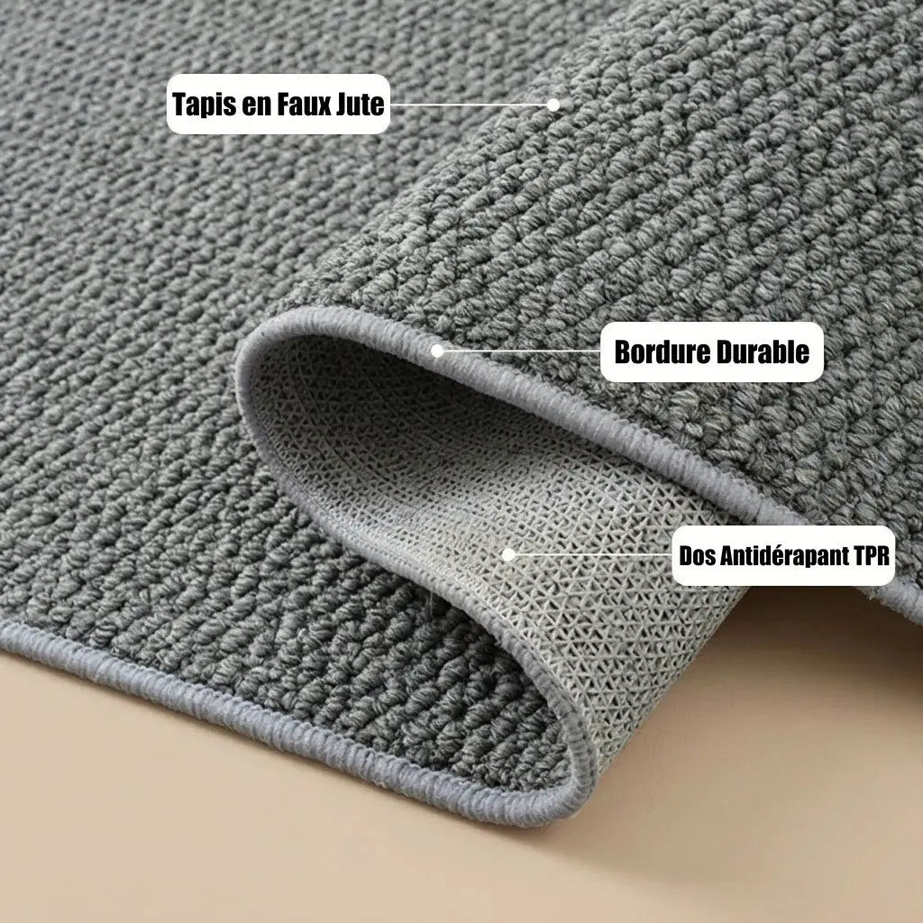 tapis griffoir pour chat avec dos antiderapant et bordure durable
