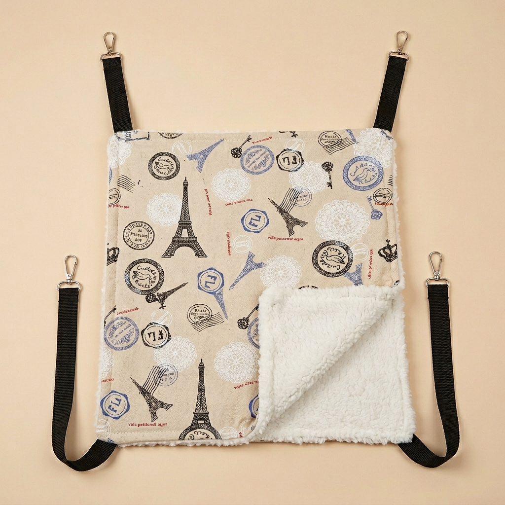 transat pour chat motif paris hamac design confortable et doux